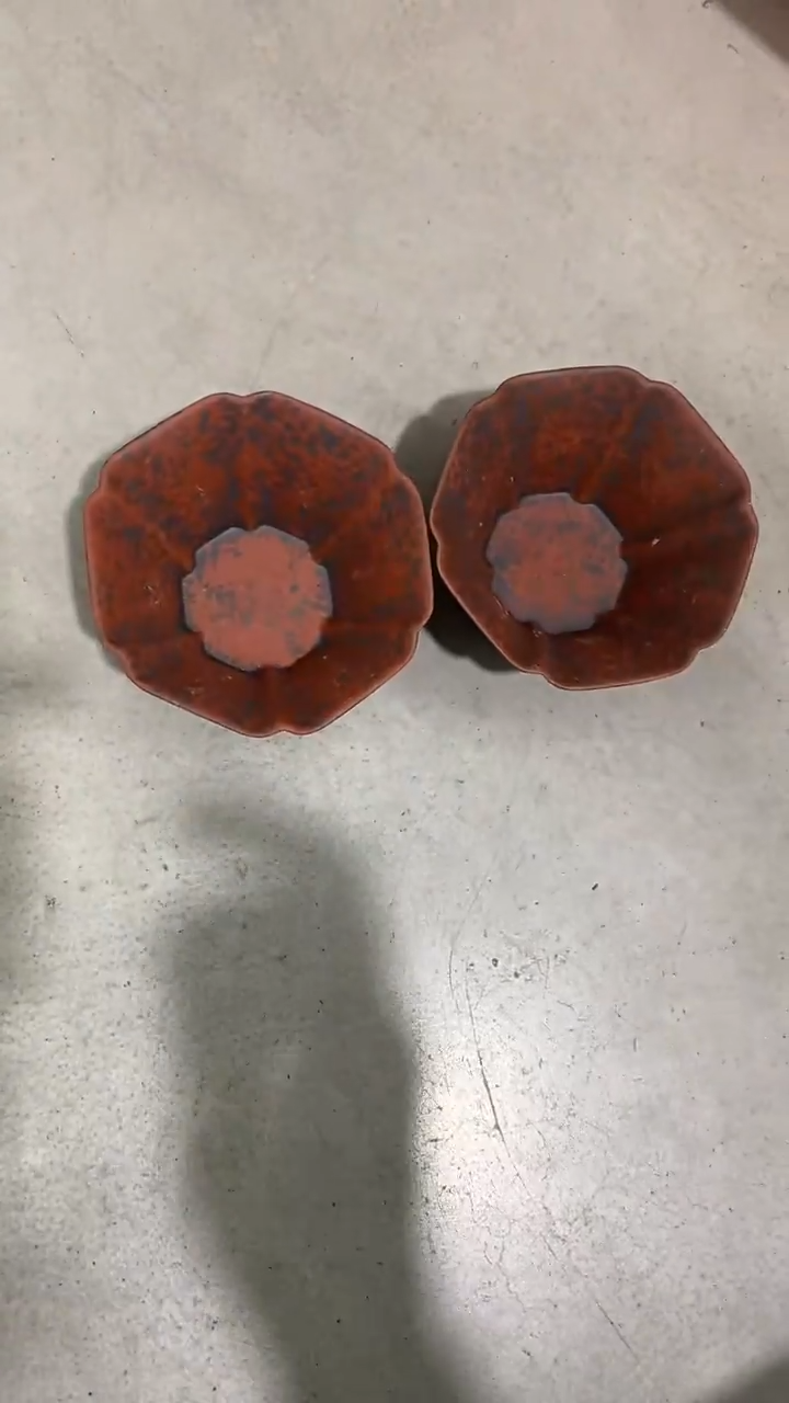 瓷片一对陶瓷茶具茶器