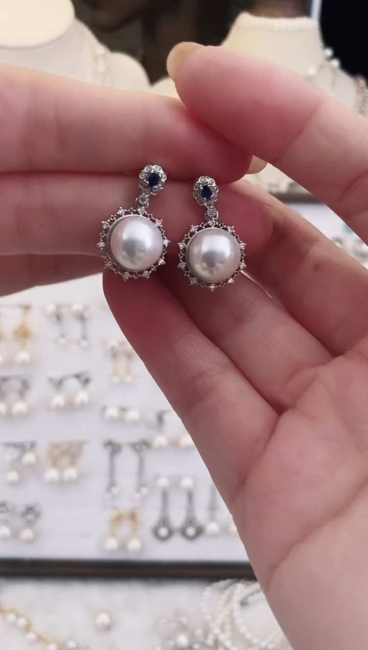 合金耳饰淡水珍珠151