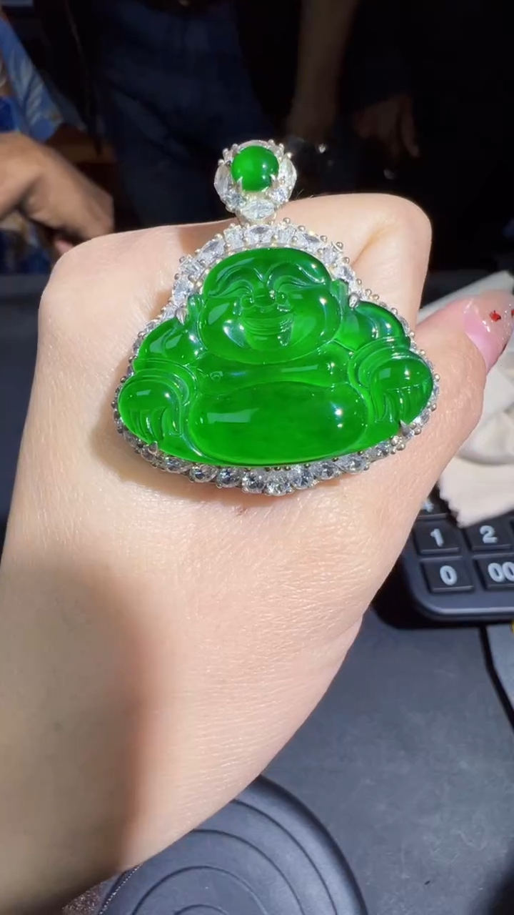 【闪购商品】定制翡翠未镶嵌佛公1