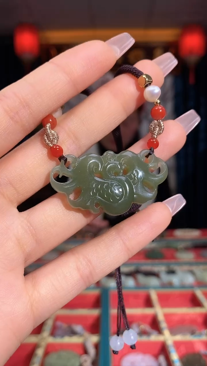 【闪购商品】和田玉颈饰未镶嵌凤凰