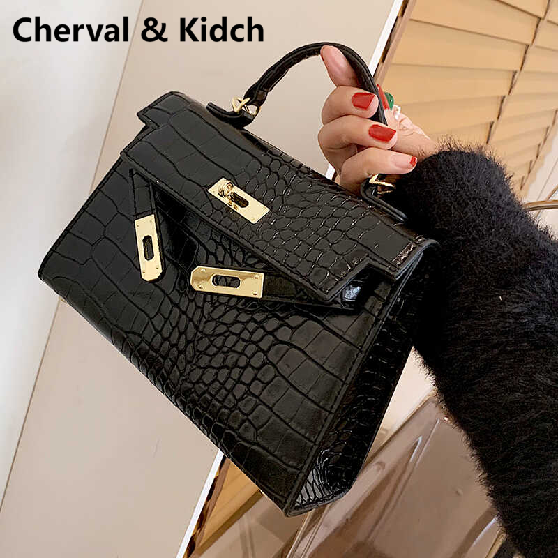 Cherval&Kidch凯莉包包女2025新款高级感真皮女式手提小众斜挎包