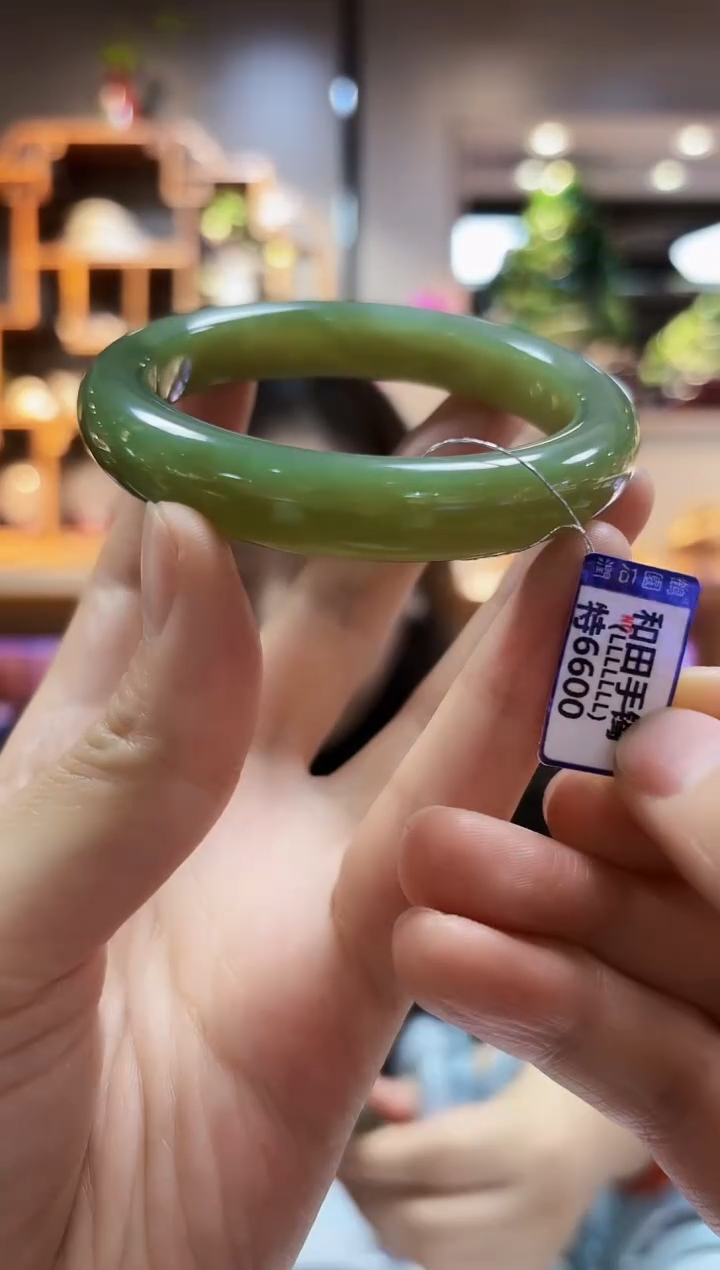 【闪购商品】和田玉56.1未镶嵌手镯