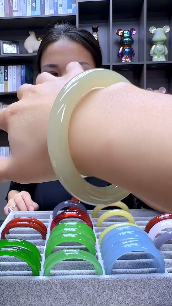 高货蜂蜜水diy劲饰圆条手镯