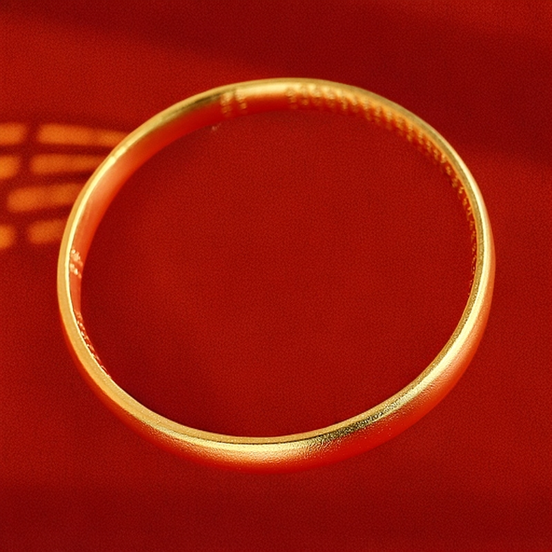 【艳姐专属】 国潮风时尚流行百搭轻奢复古款合金宽版手镯（ZL73327）