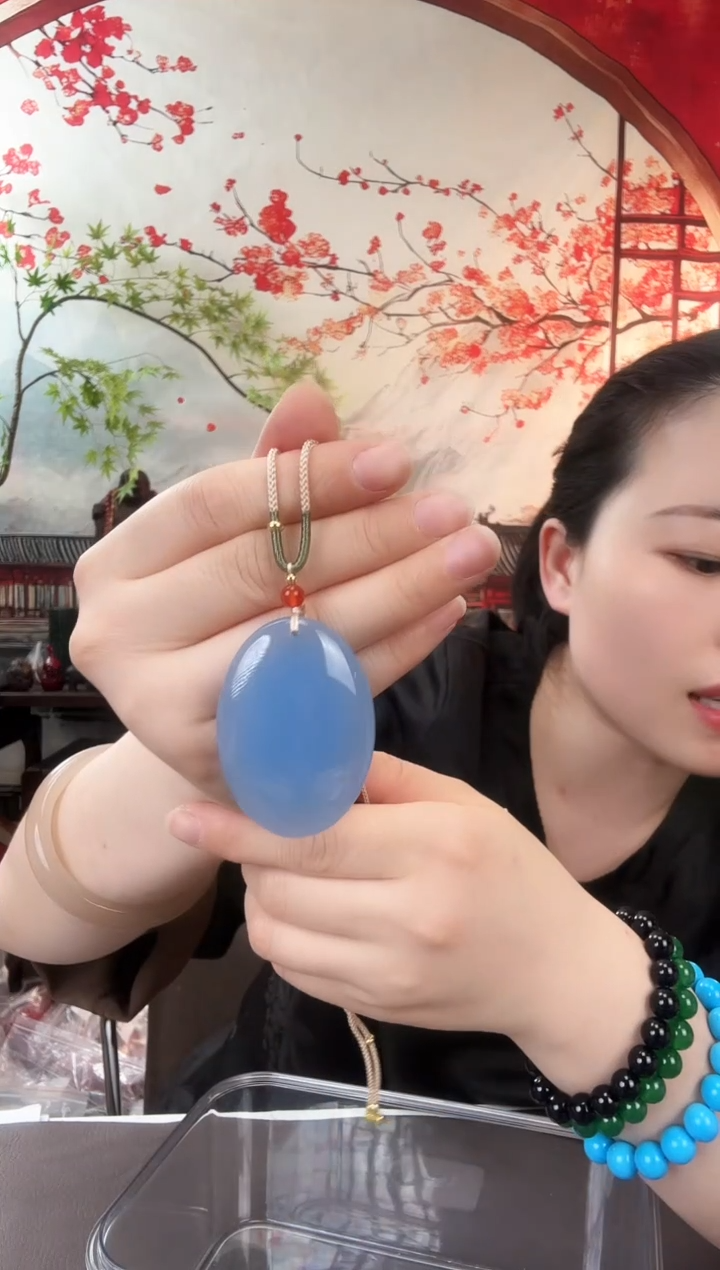 土耳其蓝色水滴无事牌吊坠