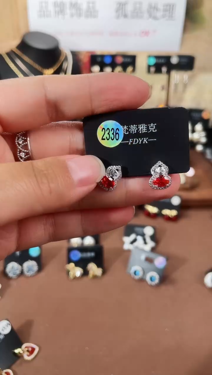 合金925银锆石梵2336