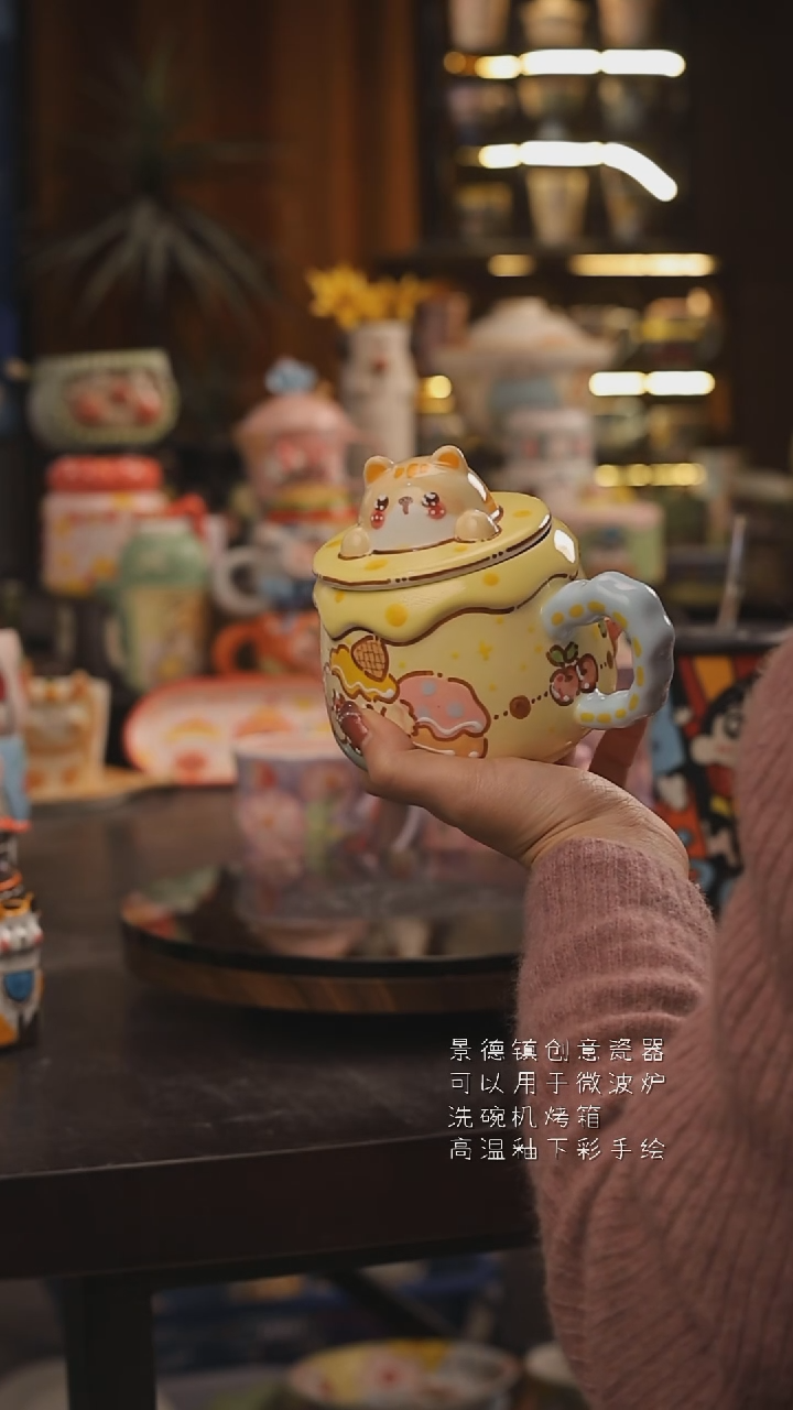 景德镇釉下彩绘设计师款式陶瓷