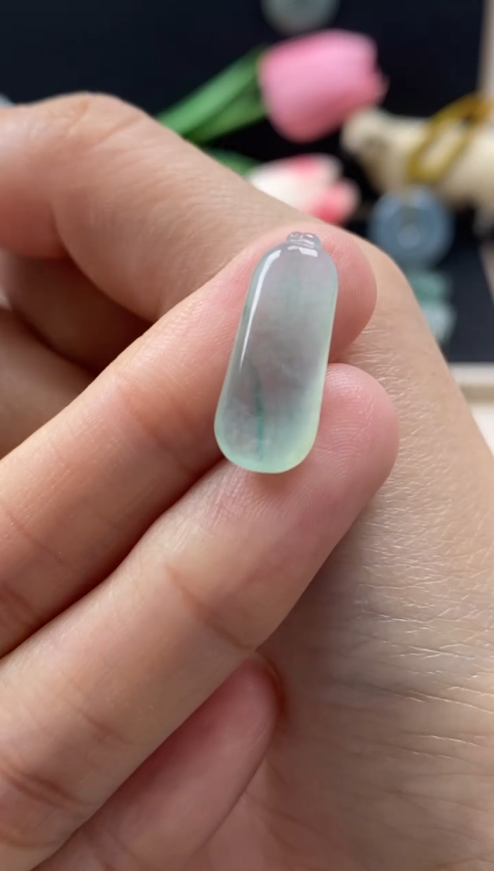【闪购商品】翡翠颈饰未镶嵌翡翠冰晴福瓜