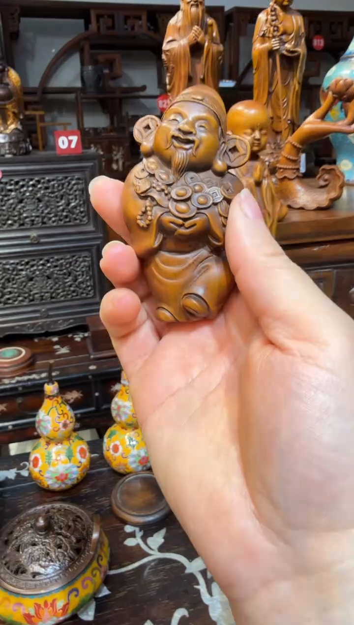 木黄杨木财神68.888888888