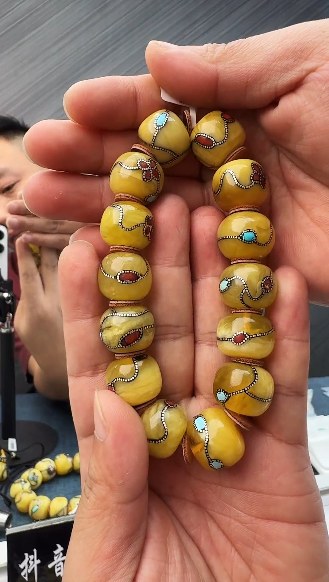 蜜蜡未镶嵌珠宝奇石假一罚十55，18多样性发其一