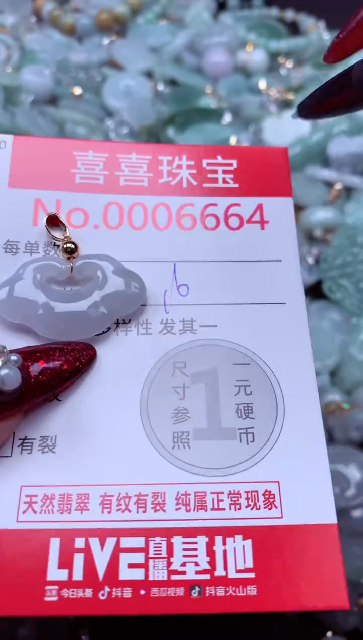 颈饰未镶嵌翡翠6664