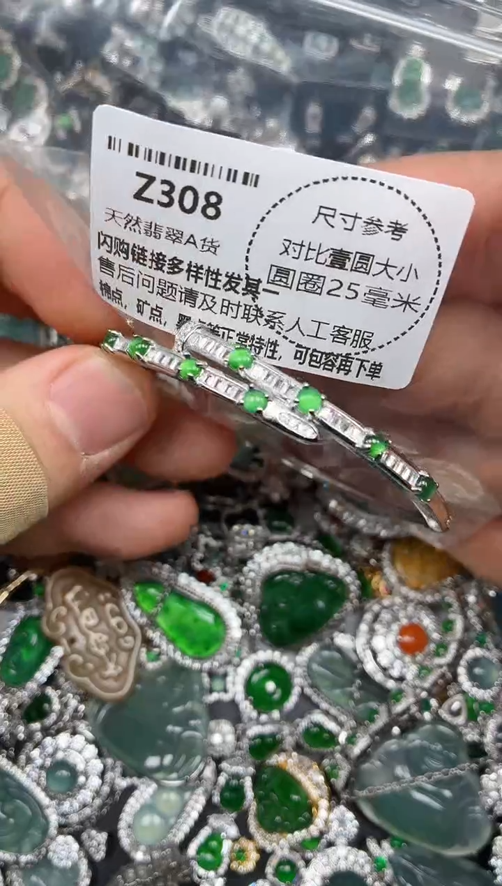 颈饰未镶嵌翡翠Z308手镯