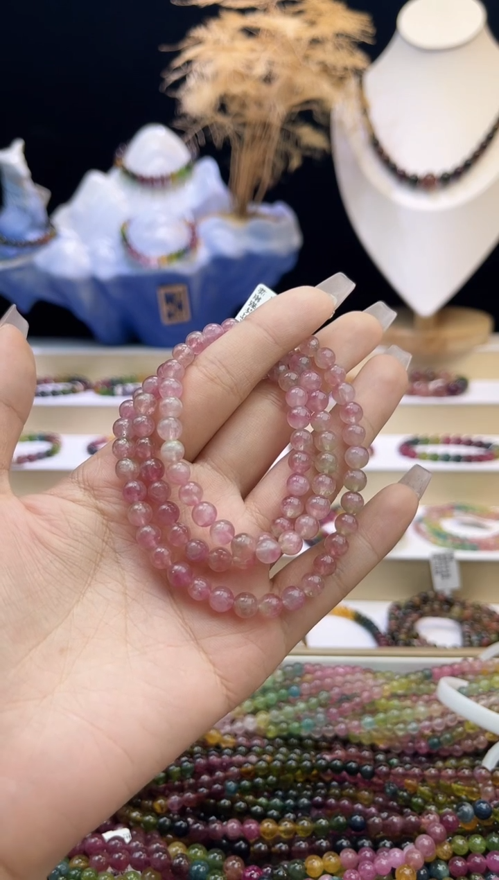 【闪购商品】碧玺/未镶嵌6mm+碧玺多圈多样性发货