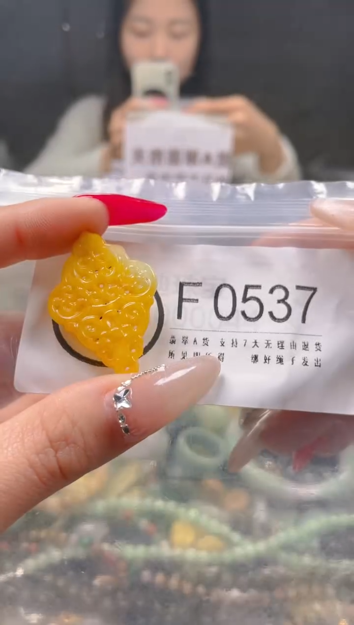 【闪购商品】翡翠颈饰未镶嵌/F/翡翠A货一图一物