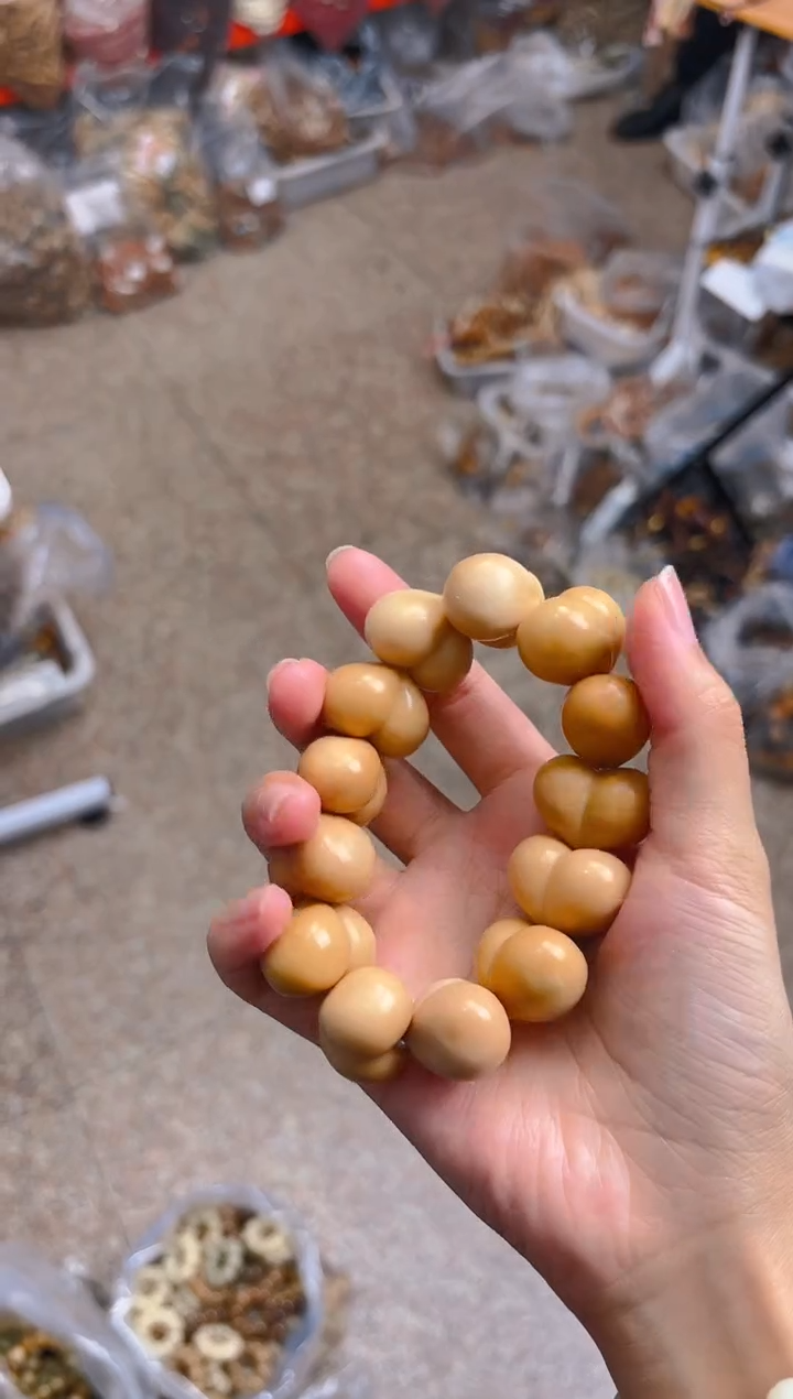 吊坠菩提根/象牙果风化爱心单圈