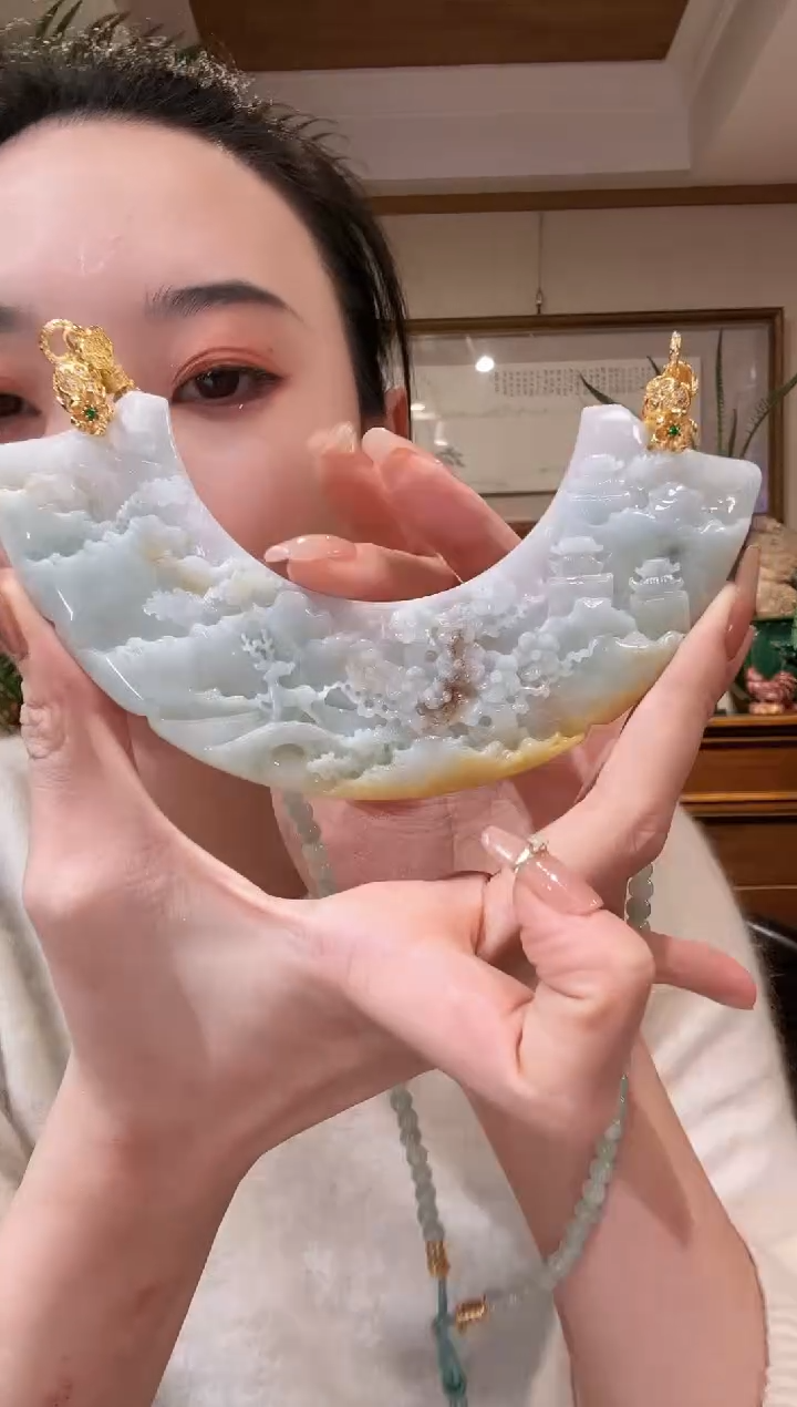 【闪购商品】翡翠颈饰未镶嵌国风