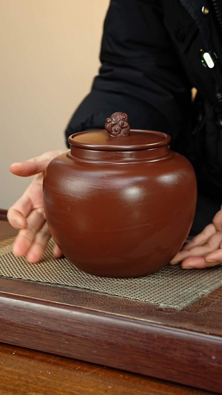 宜兴原矿紫砂茶叶罐