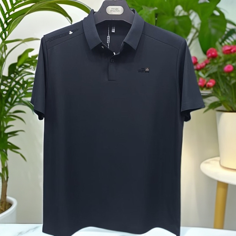 【8996】男士商务T恤中年爸爸款