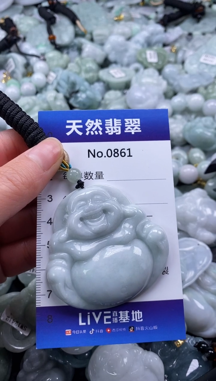 【闪购商品】翡翠颈饰未镶嵌缅甸A货翡翠0861