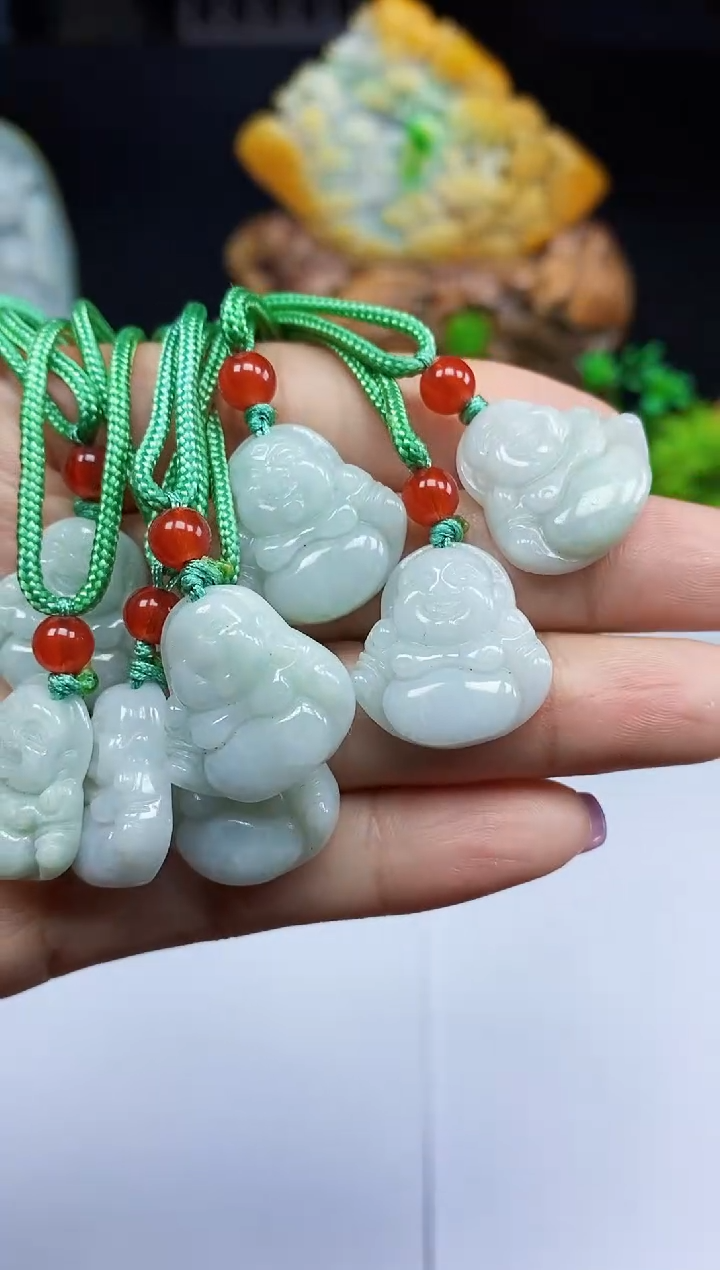 【闪购商品】翡翠颈饰未镶嵌翡翠A货多样发