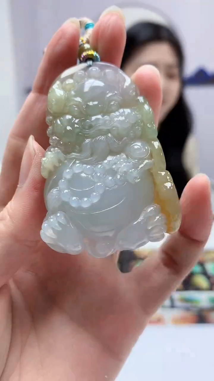 【闪购商品】定制翡翠未镶嵌0405zm-毛货挂件146