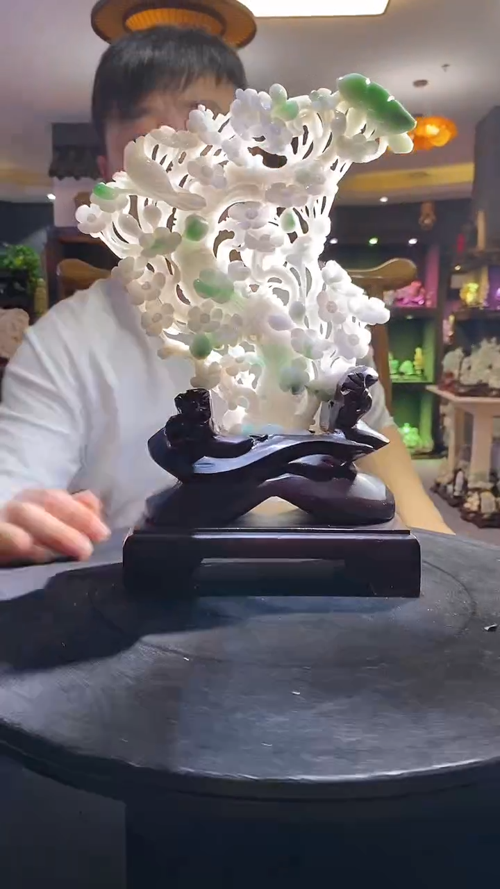 【闪购商品】定制翡翠未镶嵌03/0115/W/花