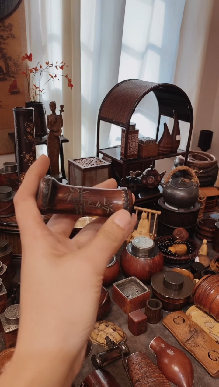 竹**语竹子精品款式笔搁