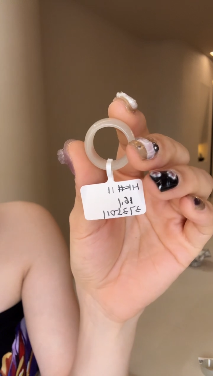 【闪购商品】和田玉戒指未镶嵌11码藕白粉紫