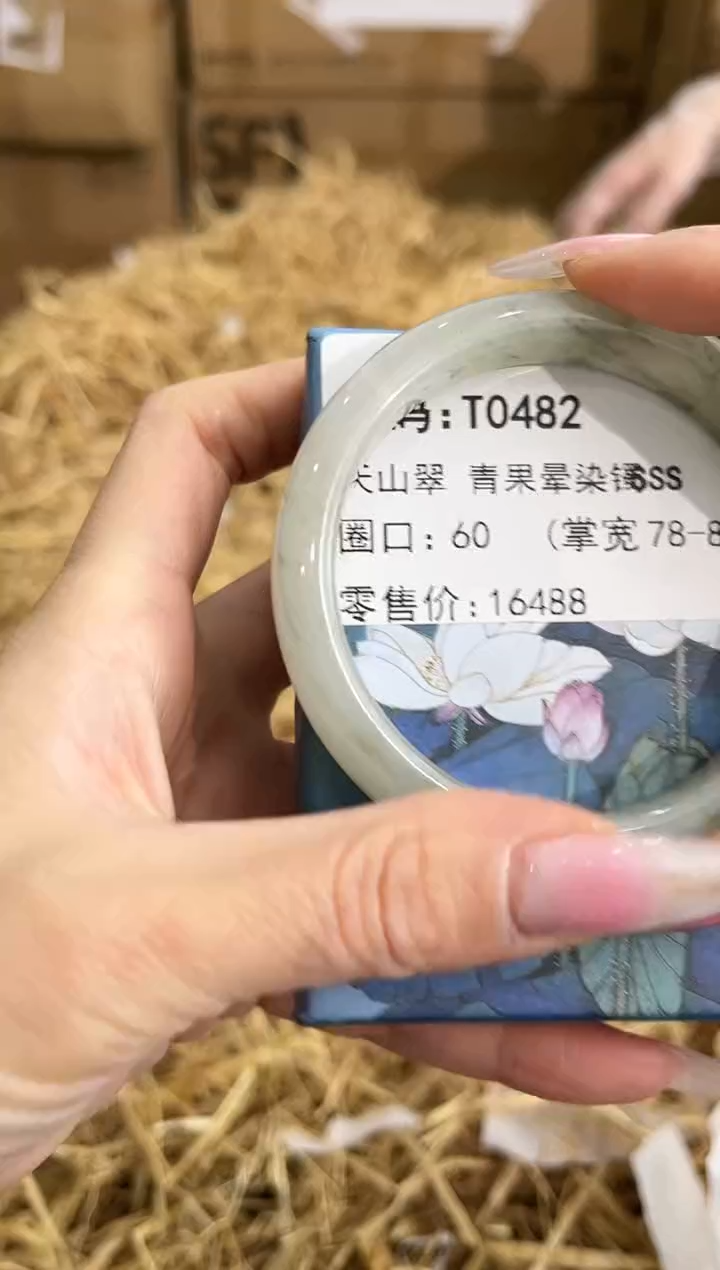 未镶嵌手镯石英质玉T0482
