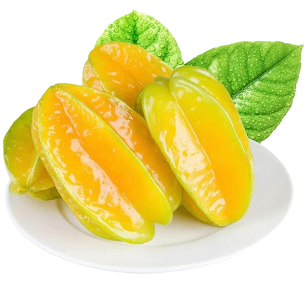 4颗【杨桃】广东黄金杨桃水果清甜整箱2.5斤以上新鲜广东省