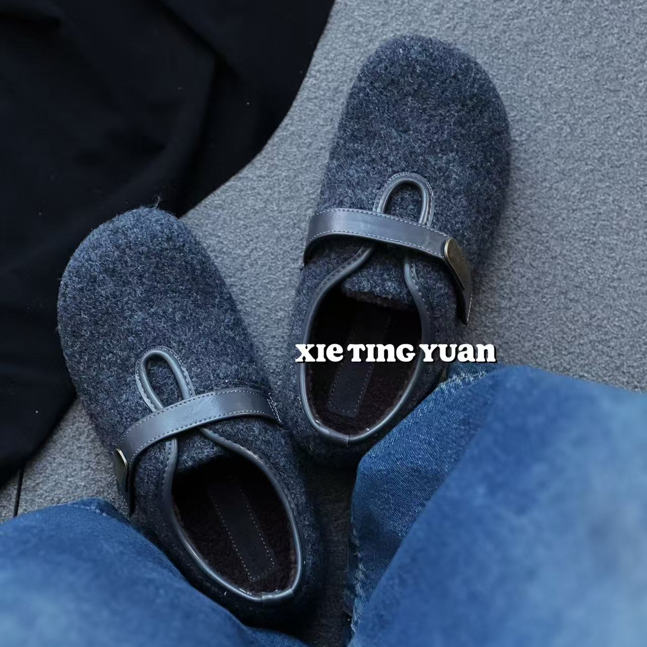 微瑕豹纹加纹保暖勃肯鞋女冬季5868-3