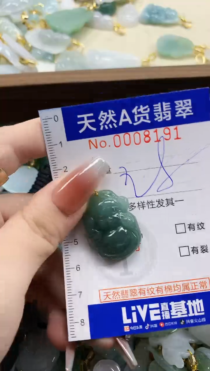 颈饰未镶嵌翡翠天然A货翡翠