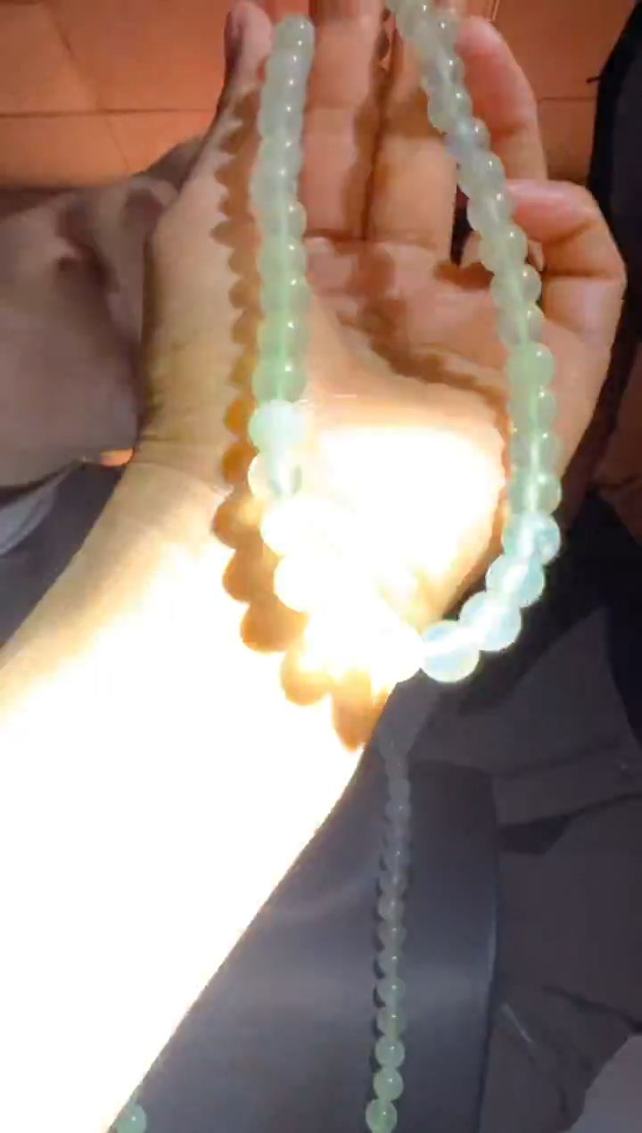 未镶嵌岫玉颈饰a58