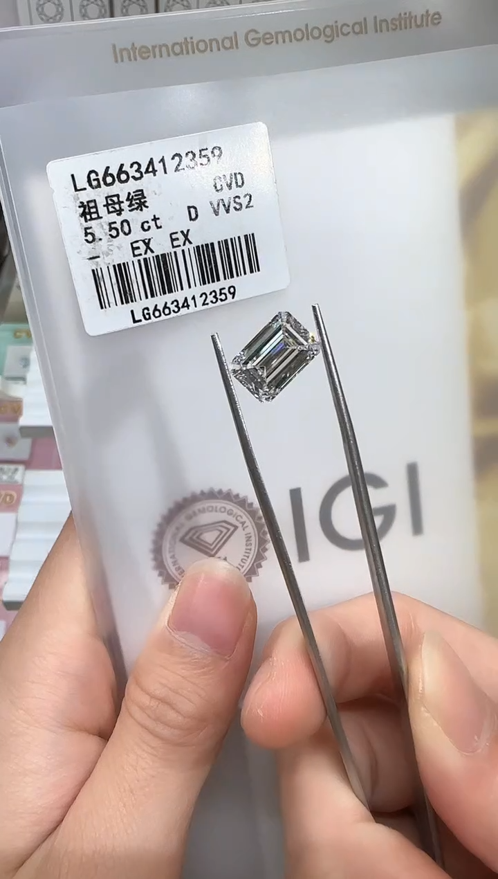 【闪购商品】实验室培育钻石未镶嵌@ 5.5ct 先鉴赏，再定制！