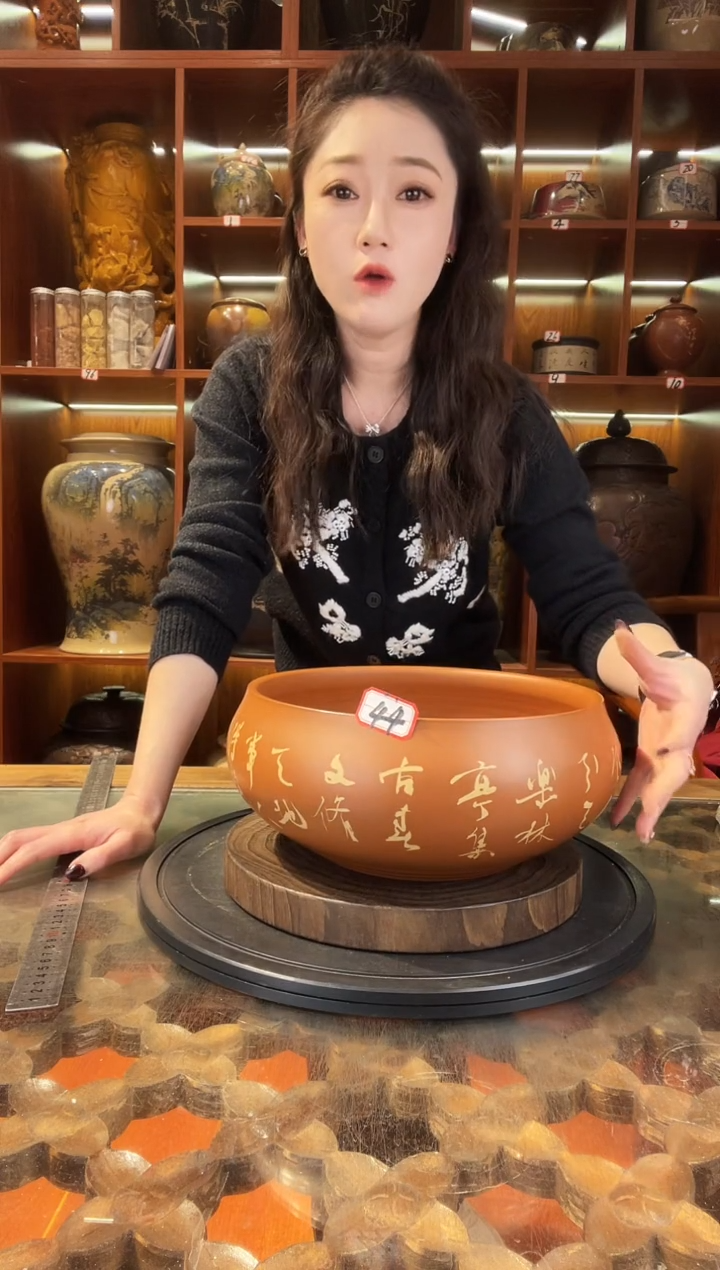 【闪购商品】缸孙振华作品大号复烧水洗@44