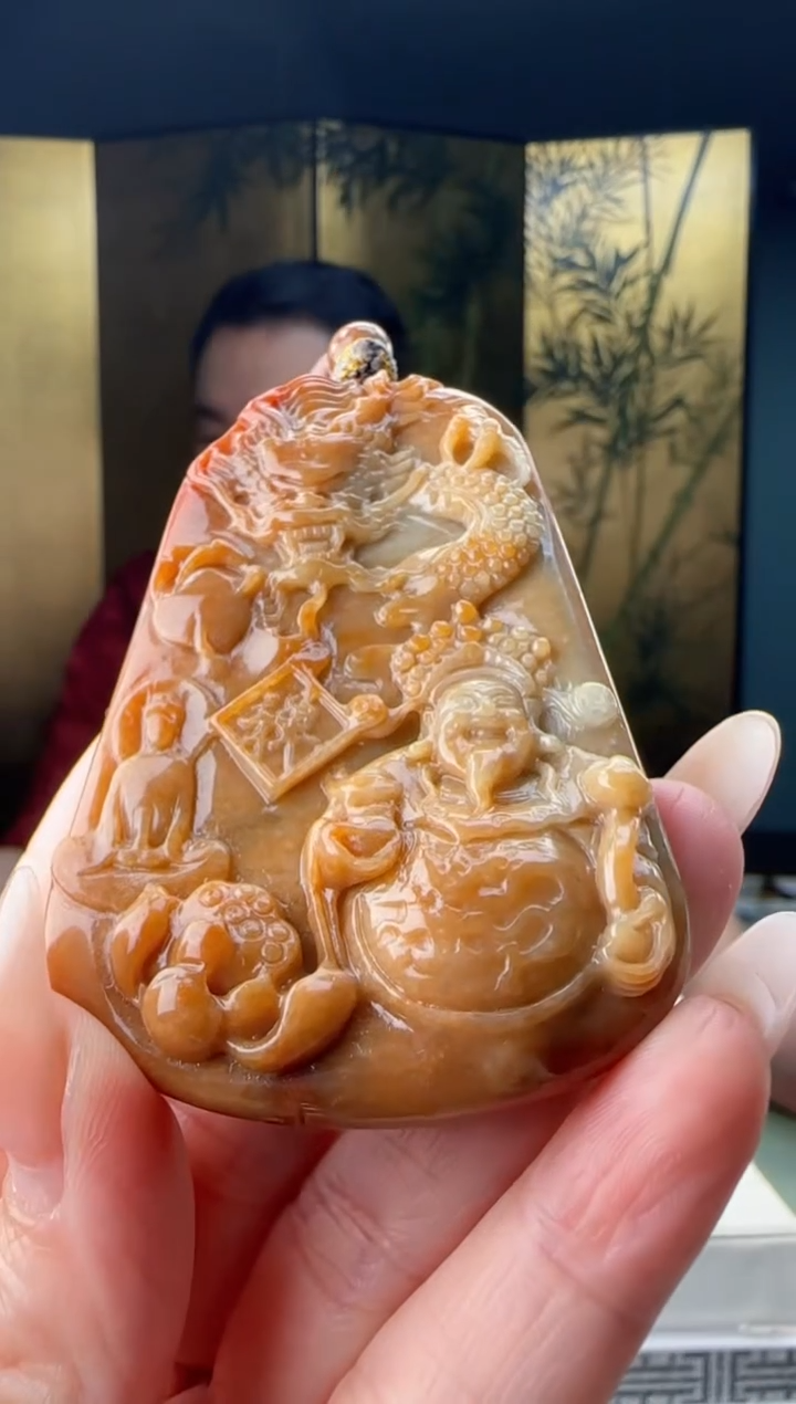 【闪购商品】翡翠吊坠(不含链)未镶嵌YJ@@960Q3J13548