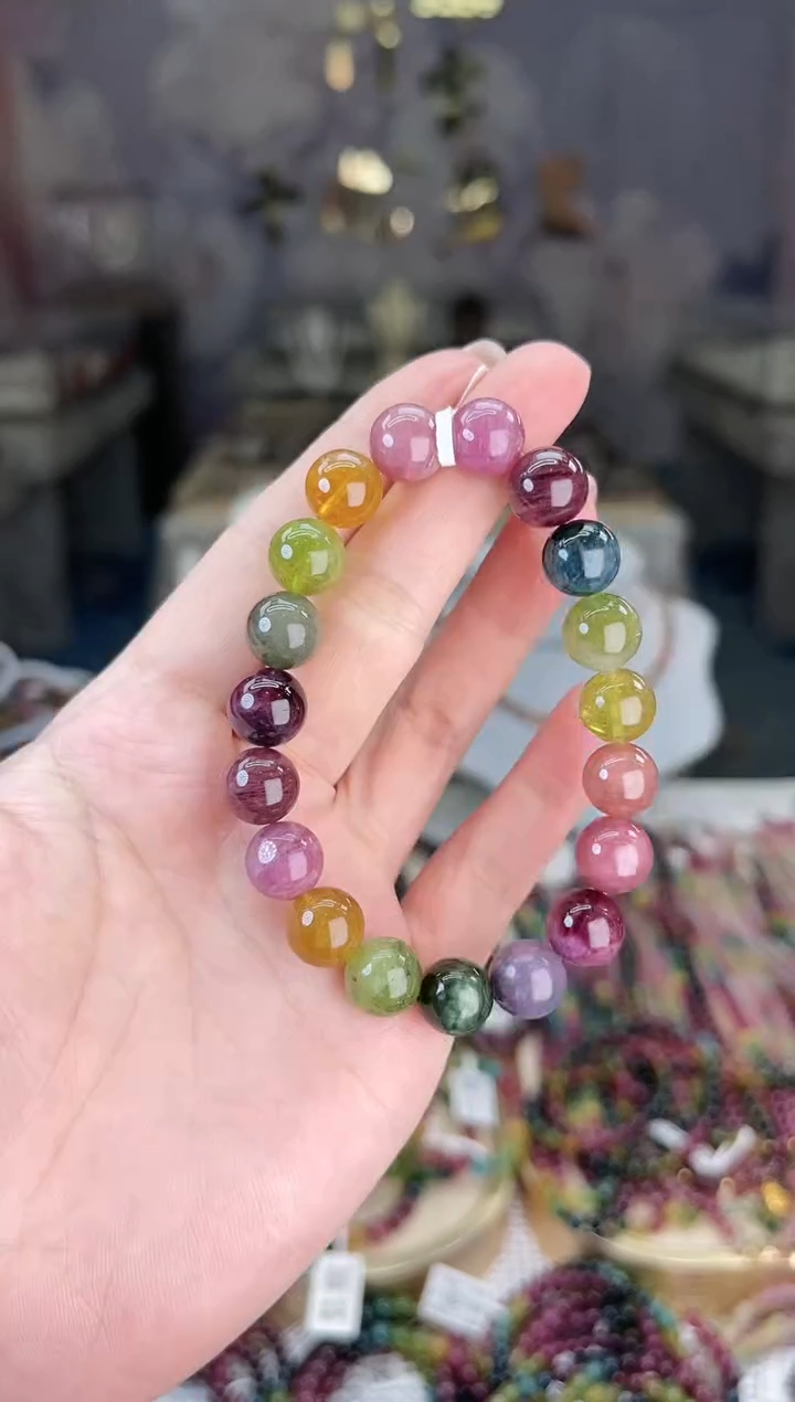 【闪购商品】碧玺/未镶嵌J10mm+碧玺单圈多样性发货