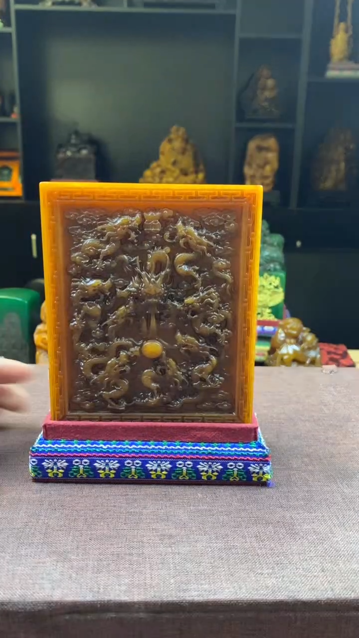 【闪购商品】寿山石印石田黄九龙壁