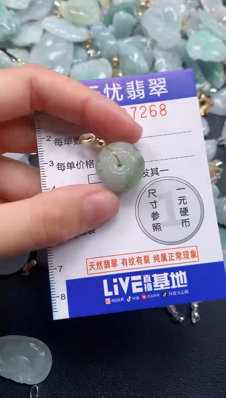 颈饰未镶嵌翡翠7268