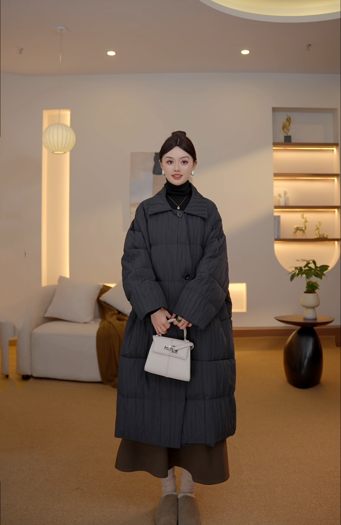 ［轻暖加州梦］自制高端文艺90白鸭绒羽绒服