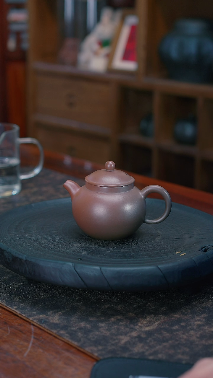 【闪购商品】素身窑变 掇只壶  球孔150CC