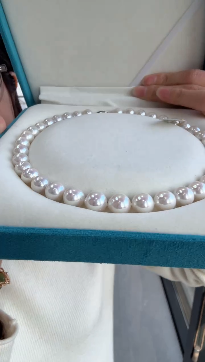 项链未镶嵌淡水珍珠「流光珀」淡水珍珠项链9-12mm