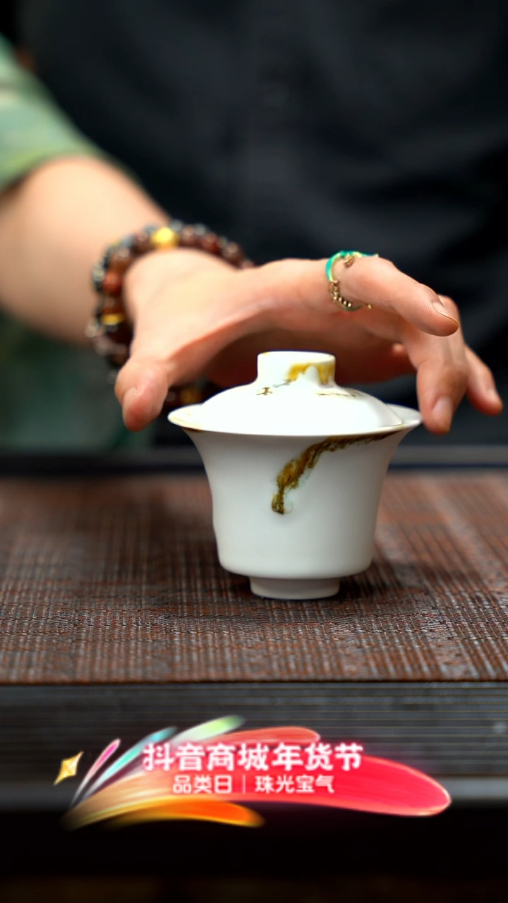 【闪购商品】紫砂茶壶春日雪景马蹄盖碗