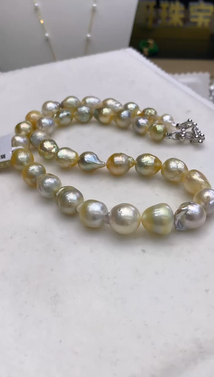 【闪购商品】海水珍珠项链未镶嵌101 8-11mm