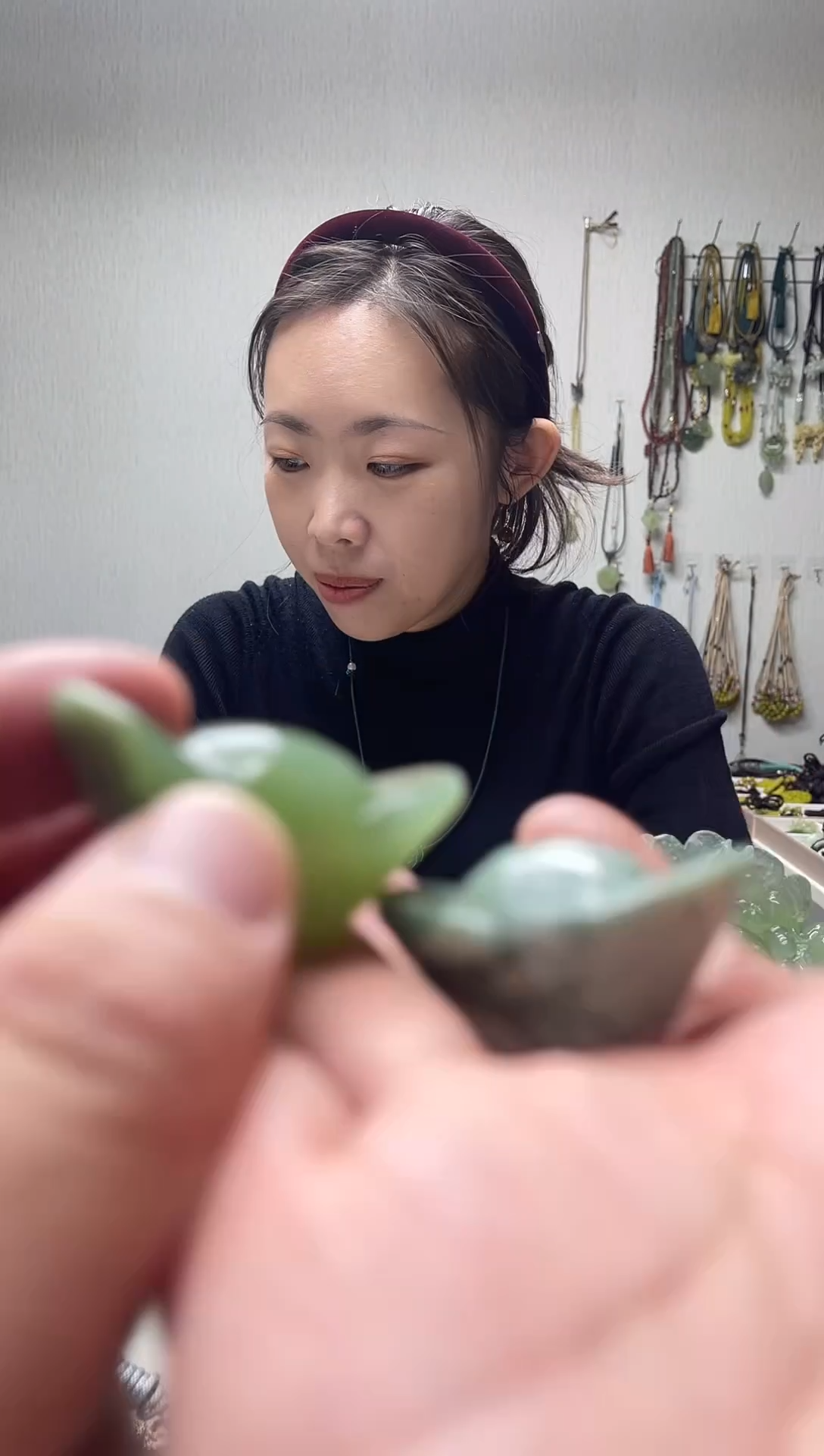 未镶嵌岫玉颈饰多样性发货 拍一发一