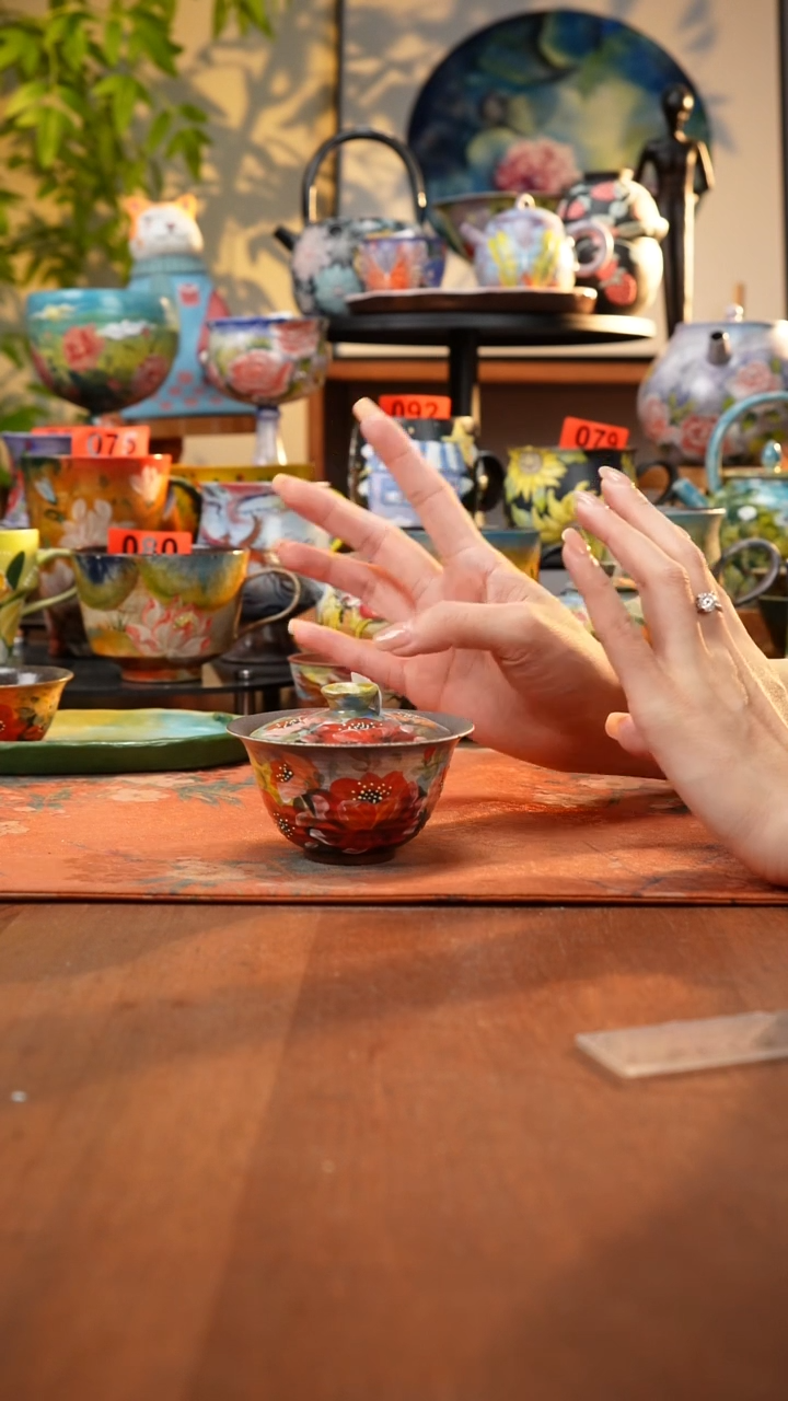 瓷片景德镇手工手绘172