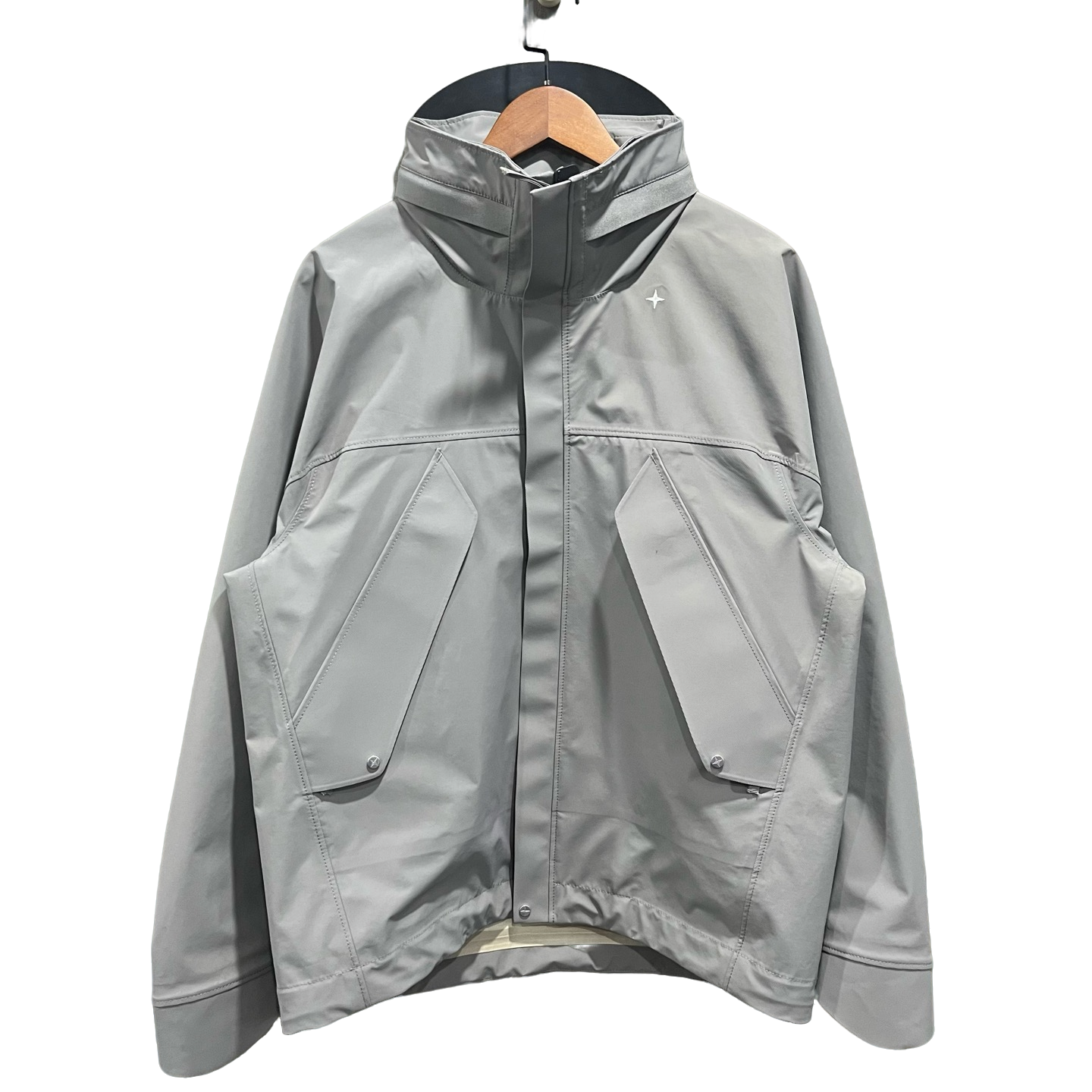 未使用 STONE ISLAND 24SS stellina系列鸽子灰 尼龙夹克S码x0527