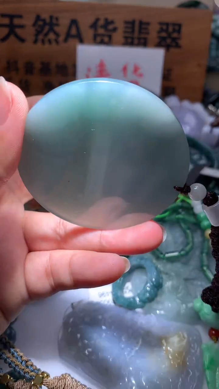 【闪购商品】翡翠颈饰未镶嵌保真天然A货翡翠