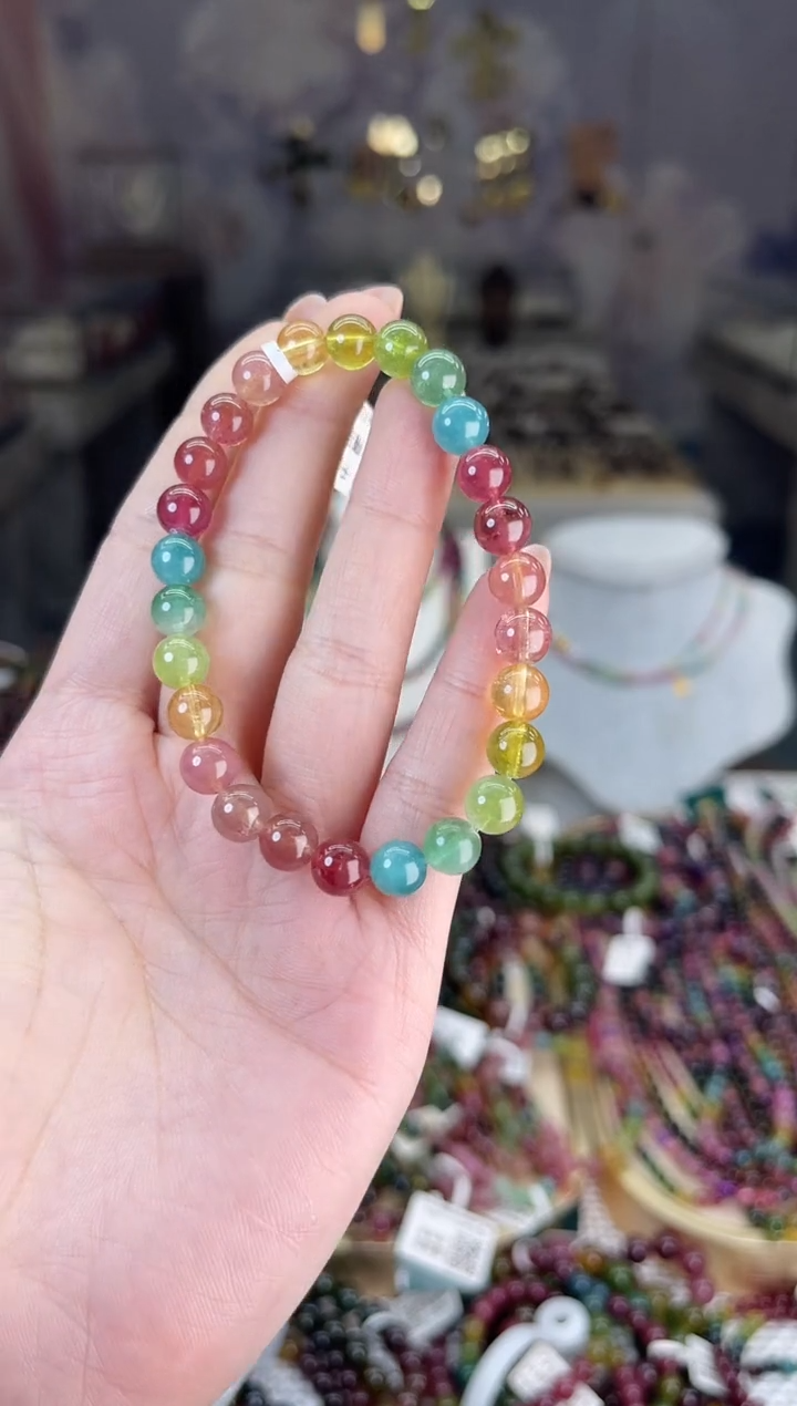 【闪购商品】碧玺/未镶嵌7mm+碧玺单圈多样性发货