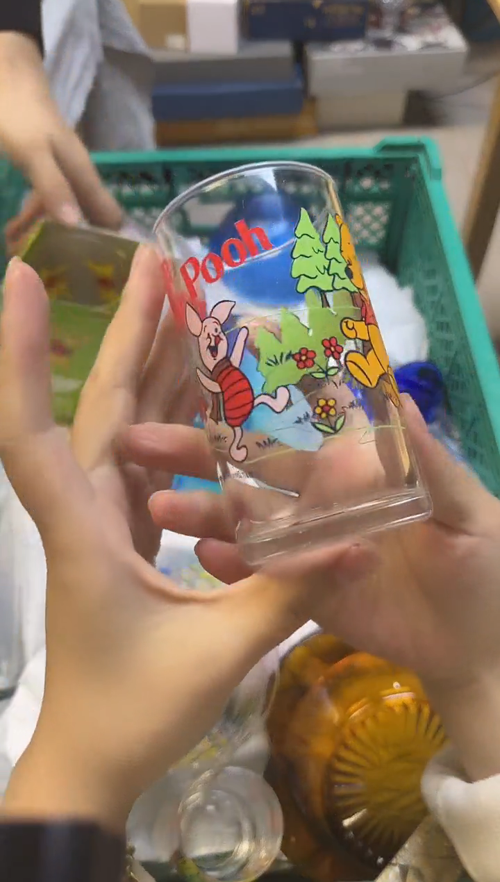 手工艺品玻璃马***狗075